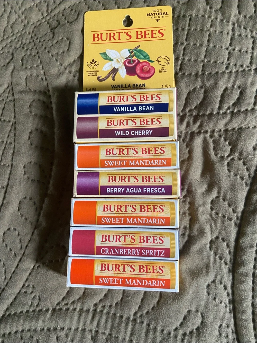 Burt’s Bees 7pk Combo of Flavors Lip Balm